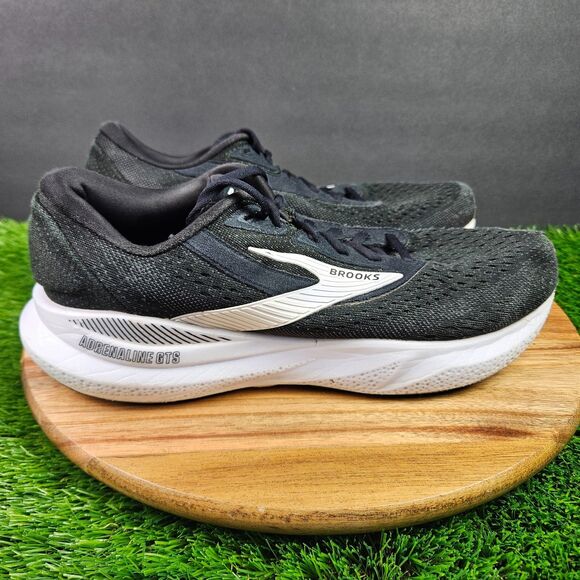 Brooks Adrenaline GTS 24 Mens 8.5 D Black Road Running Walking Shoes 1104371D087 - Picture 1 of 13